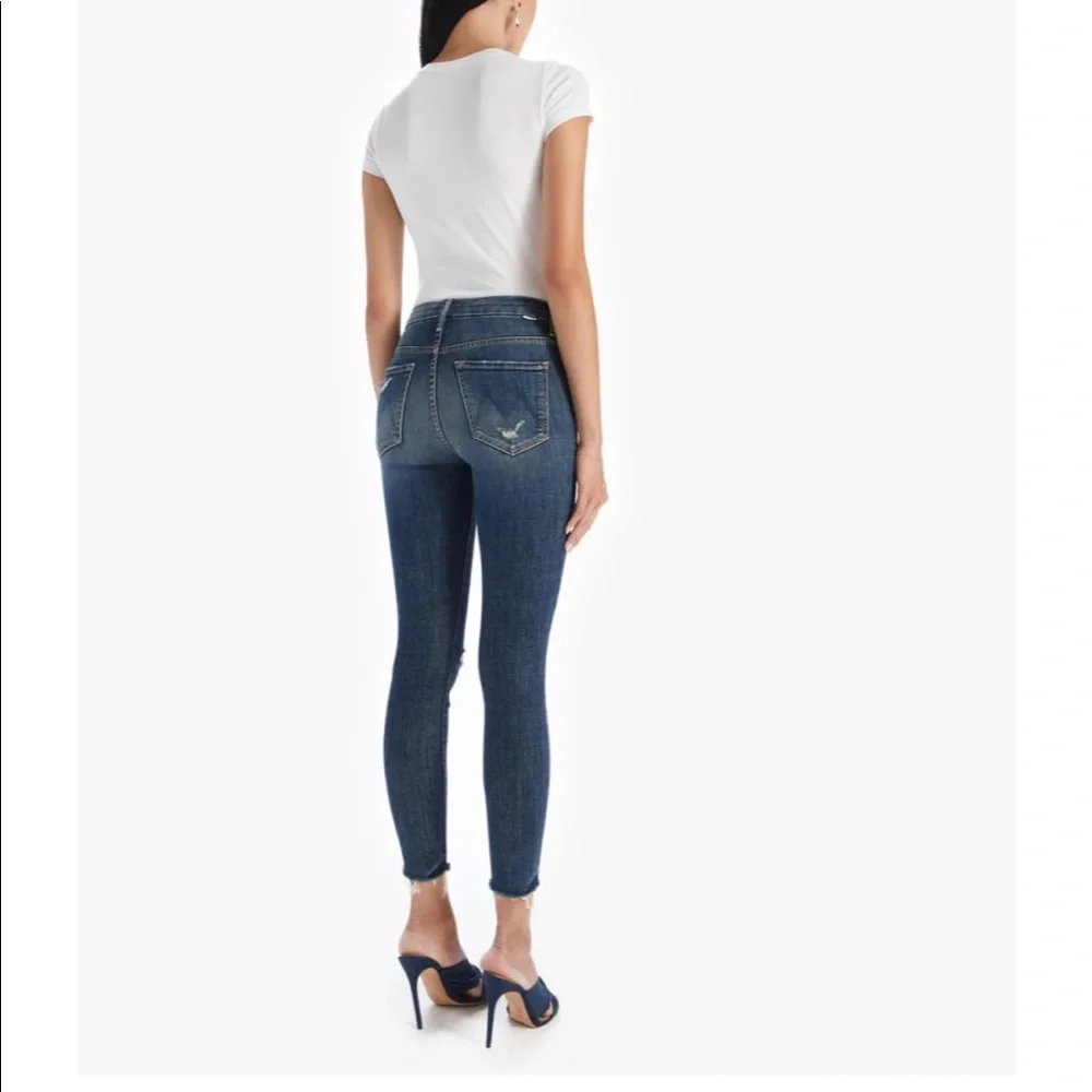 Mother High waisted looker ankle fray - Picture 2 of 10